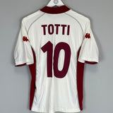 Shop 2001/02 ROMA TOTTI #10 AWAY SHIRT (M) KAPPA, classic football shirts, vintage football shirts & retro soccer jerseys at Cult Kits
