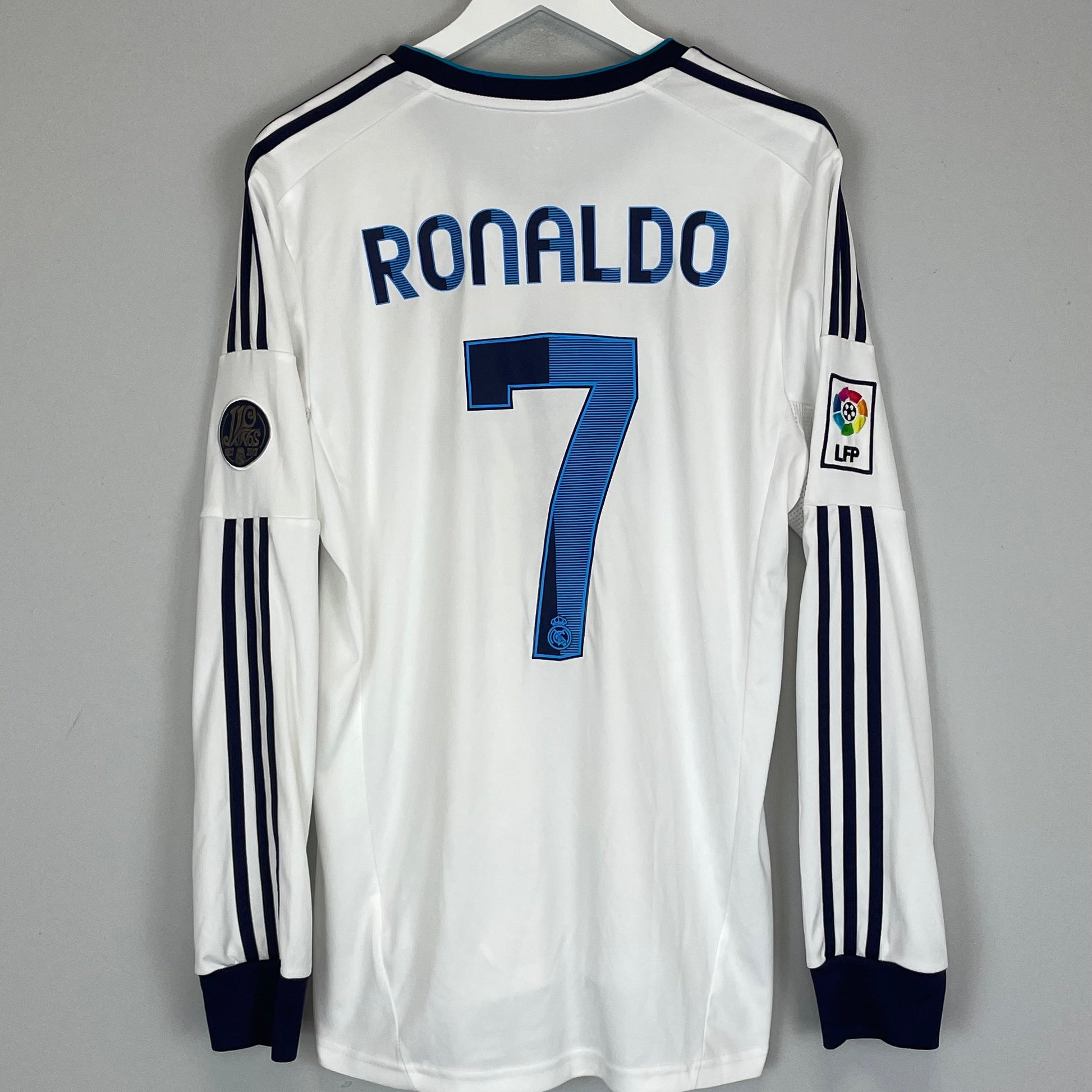 Shop 2012/13 REAL MADRID RONALDO #7 L/S HOME SHIRT (L) ADIDAS, classic football shirts, vintage football shirts & retro soccer jerseys at Cult Kits