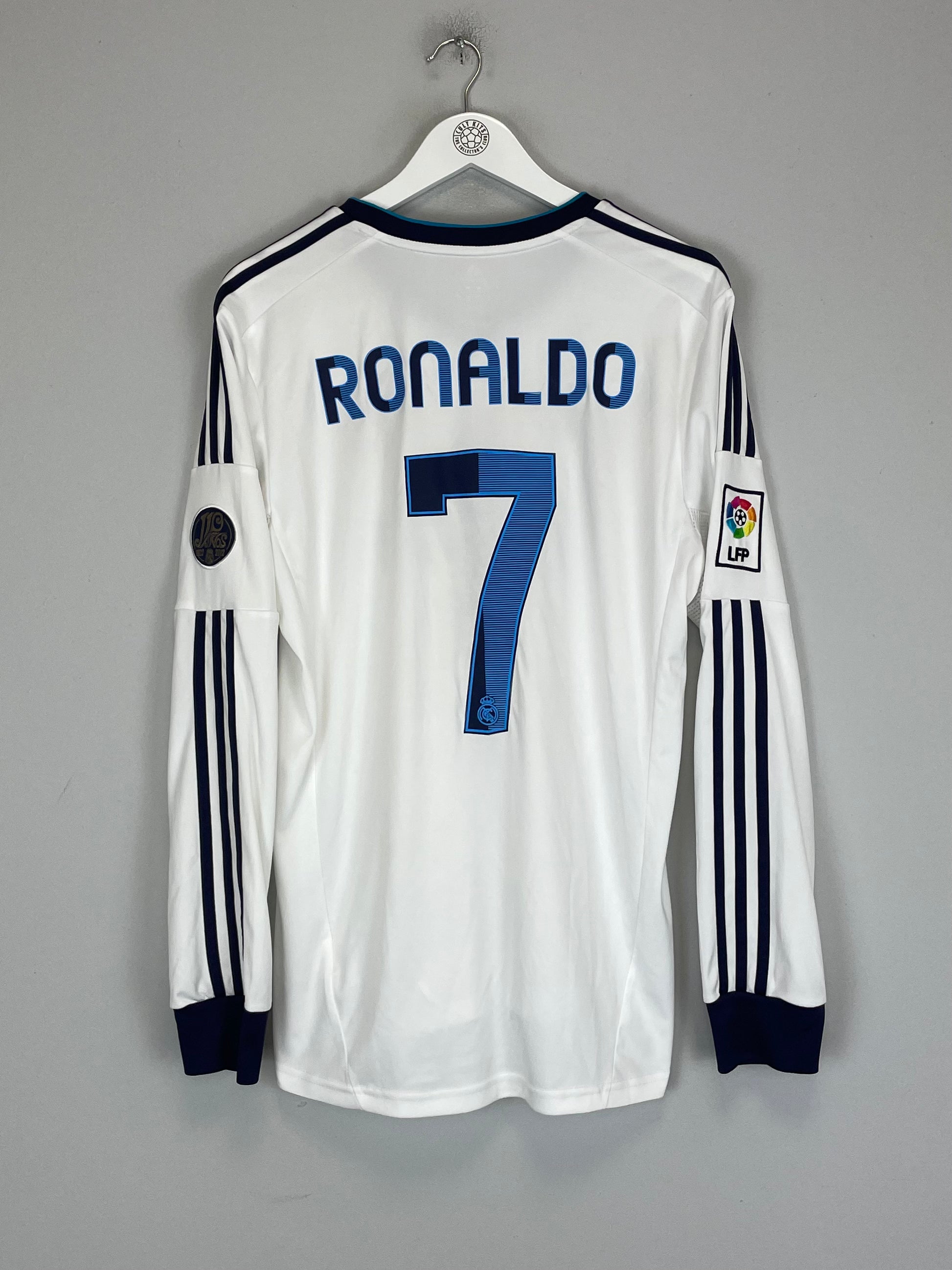 Shop 2012/13 REAL MADRID RONALDO #7 L/S HOME SHIRT (L) ADIDAS, classic football shirts, vintage football shirts & retro soccer jerseys at Cult Kits