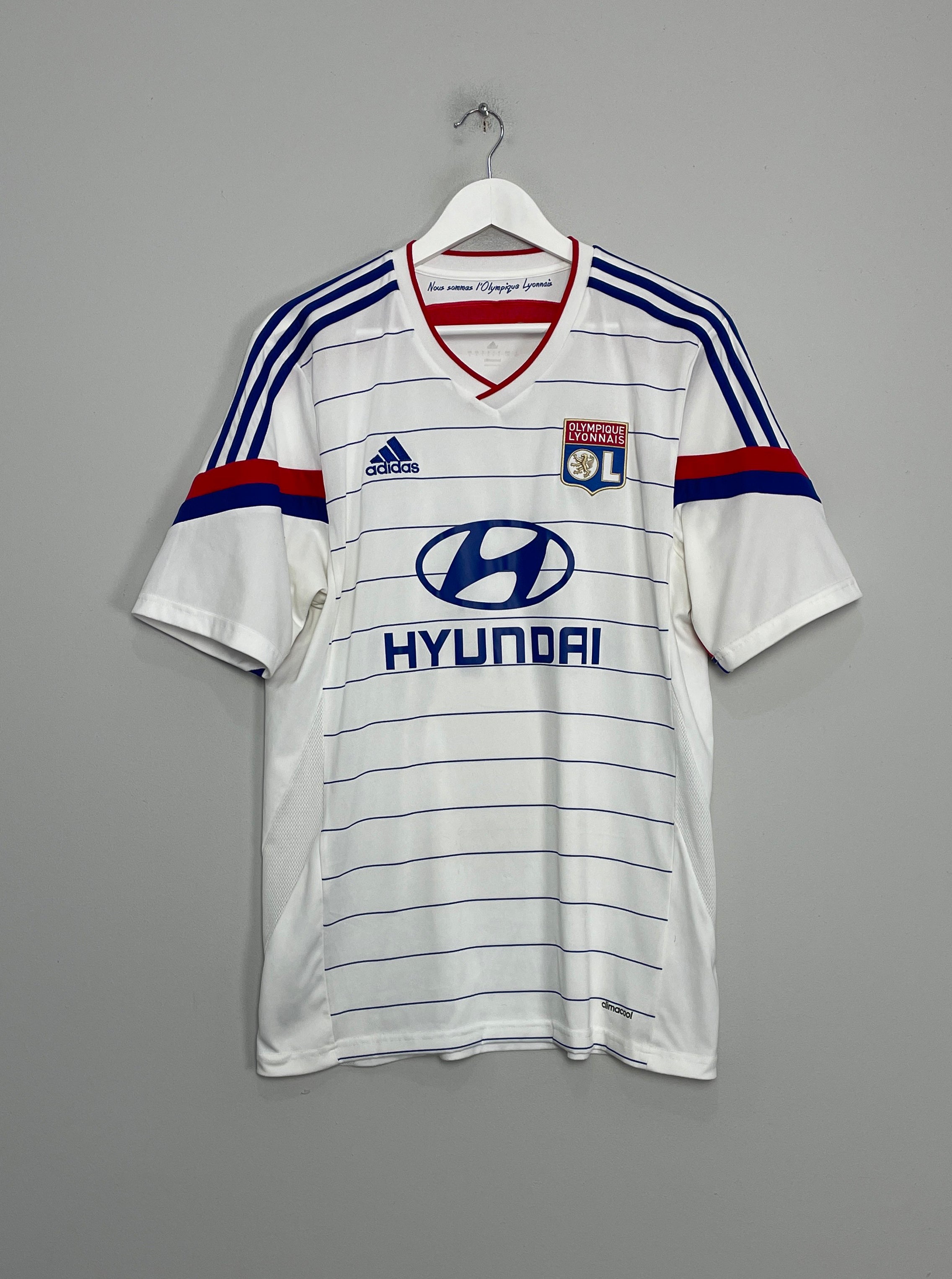 Shop 2014/15 LYON HOME SHIRT (L) ADIDAS, classic football shirts, vintage football shirts & retro soccer jerseys at Cult Kits
