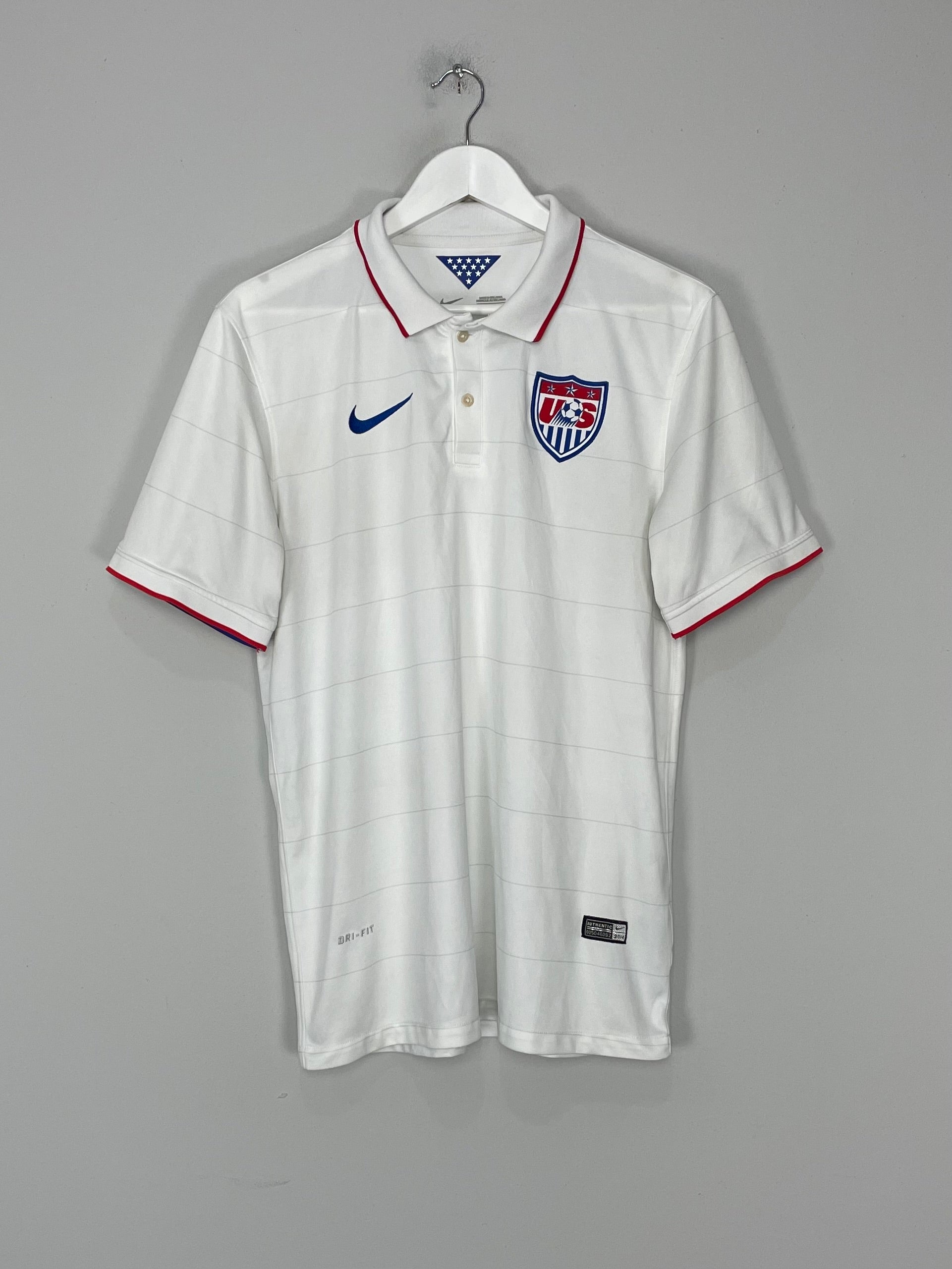 Shop 2014/15 USA HOME SHIRT (L) NIKE, classic football shirts, vintage football shirts & retro soccer jerseys at Cult Kits