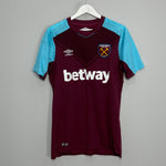 Shop 2017/18 WEST HAM CHICHARITO #17 HOME SHIRT (M) UMBRO, classic football shirts, vintage football shirts & retro soccer jerseys at Cult Kits
