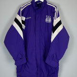 Shop 1996/97 ANDERLECHT BENCH COAT (M) ADIDAS, classic football shirts, vintage football shirts & retro soccer jerseys at Cult Kits