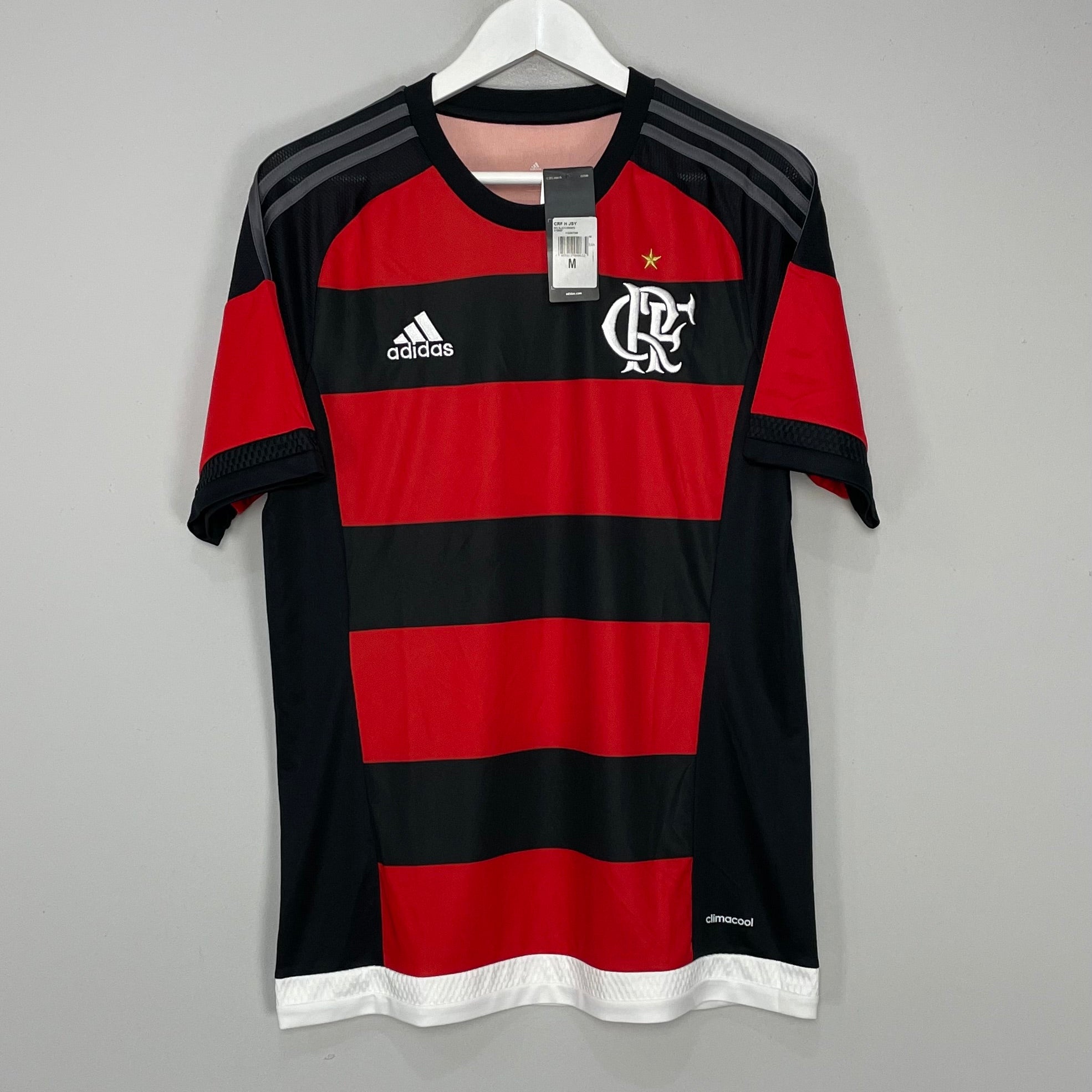 Shop 2015/16 FLAMENGO *BNWT* HOME SHIRT (M) ADIDAS, classic football shirts, vintage football shirts & retro soccer jerseys at Cult Kits