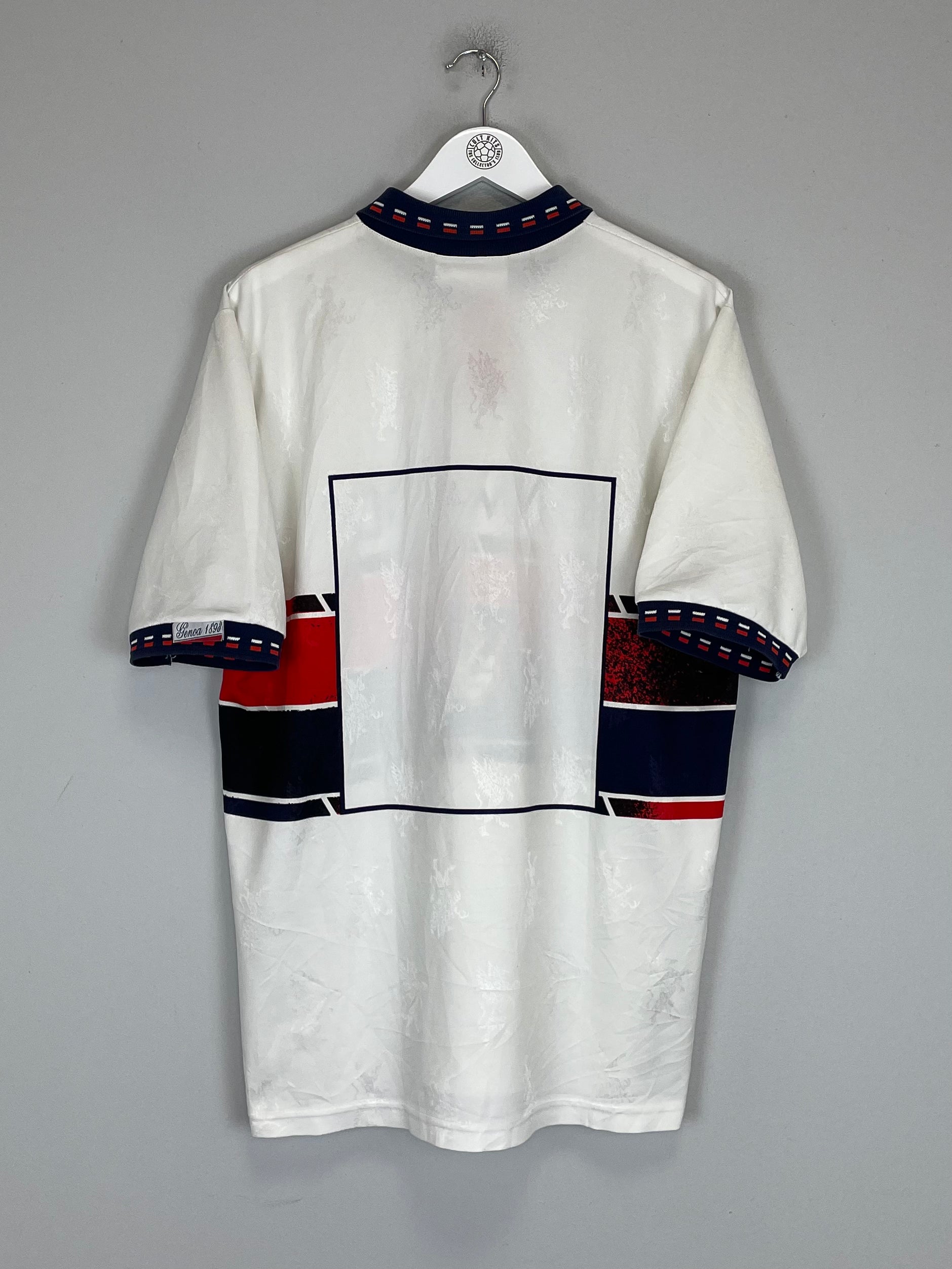 Shop 1994/95 GENOA AWAY SHIRT (XL) ERREA, classic football shirts, vintage football shirts & retro soccer jerseys at Cult Kits