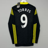 Shop 2010/11 LIVERPOOL TORRES #9 *PLAYER ISSUE* BNWT L/S THIRD SHIRT (L) ADIDAS, classic football shirts, vintage football shirts & retro soccer jerseys at Cult Kits