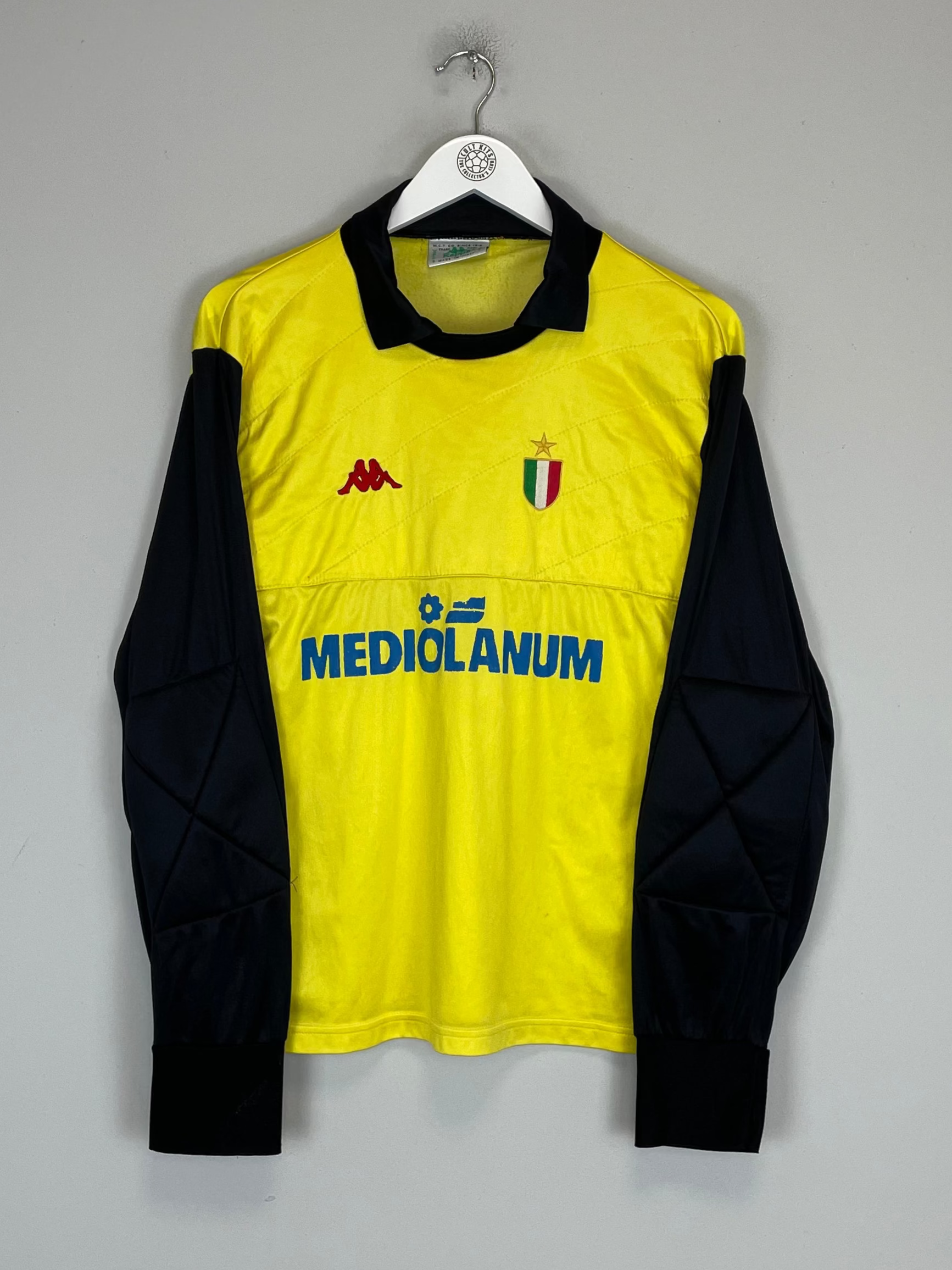 Shop 1989/90 AC MILAN GK SHIRT (S) KAPPA, classic football shirts, vintage football shirts & retro soccer jerseys at Cult Kits