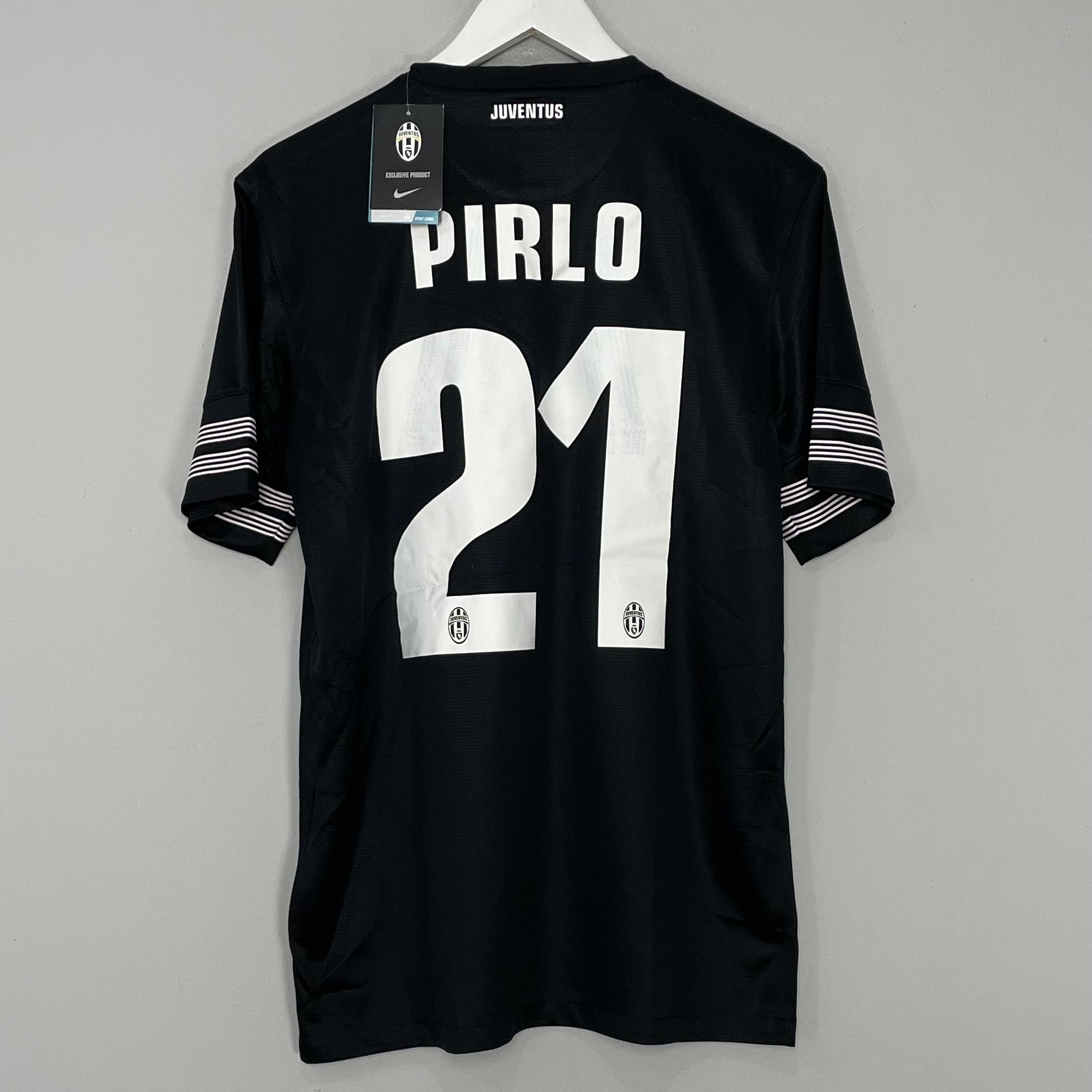 Shop 2012/13 JUVENTUS PIRLO #21 *BNWT* AWAY SHIRT (M) NIKE, classic football shirts, vintage football shirts & retro soccer jerseys at Cult Kits