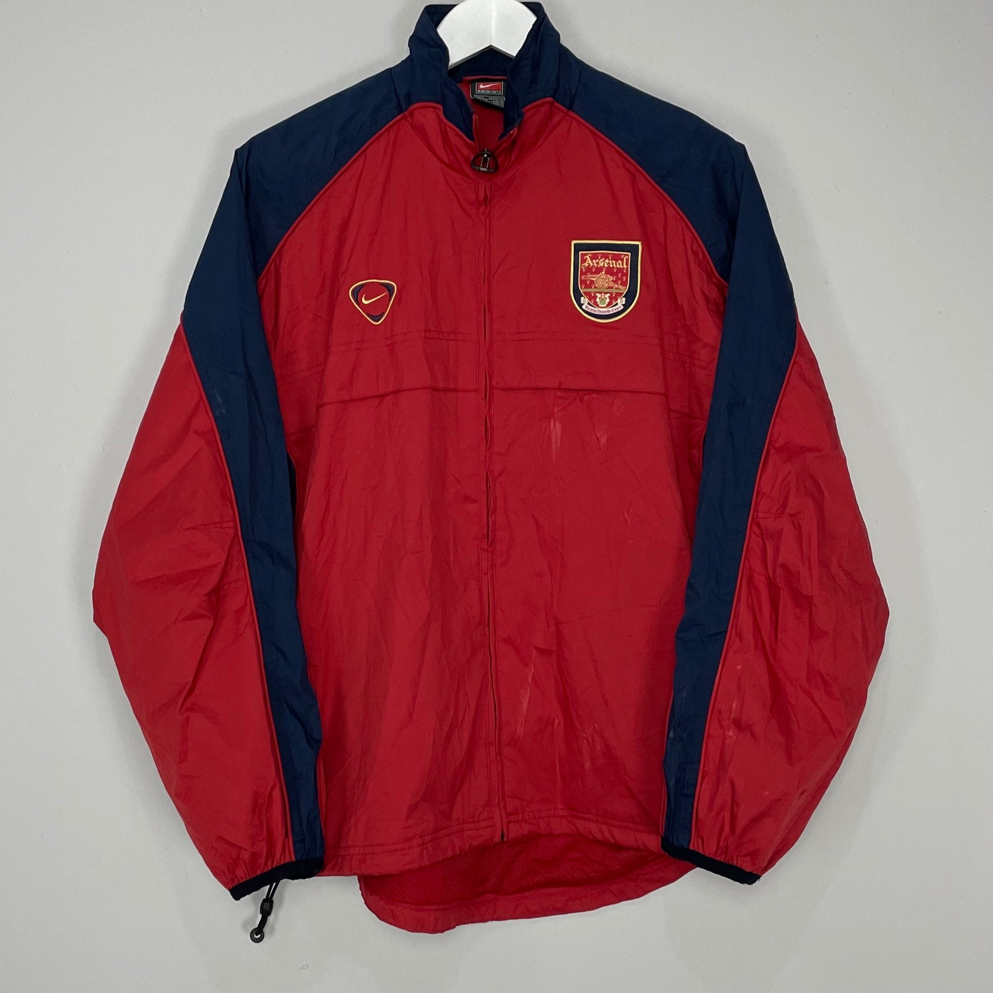 Shop 2000/01 ARSENAL TRACK JACKET (S) NIKE, classic football shirts, vintage football shirts & retro soccer jerseys at Cult Kits