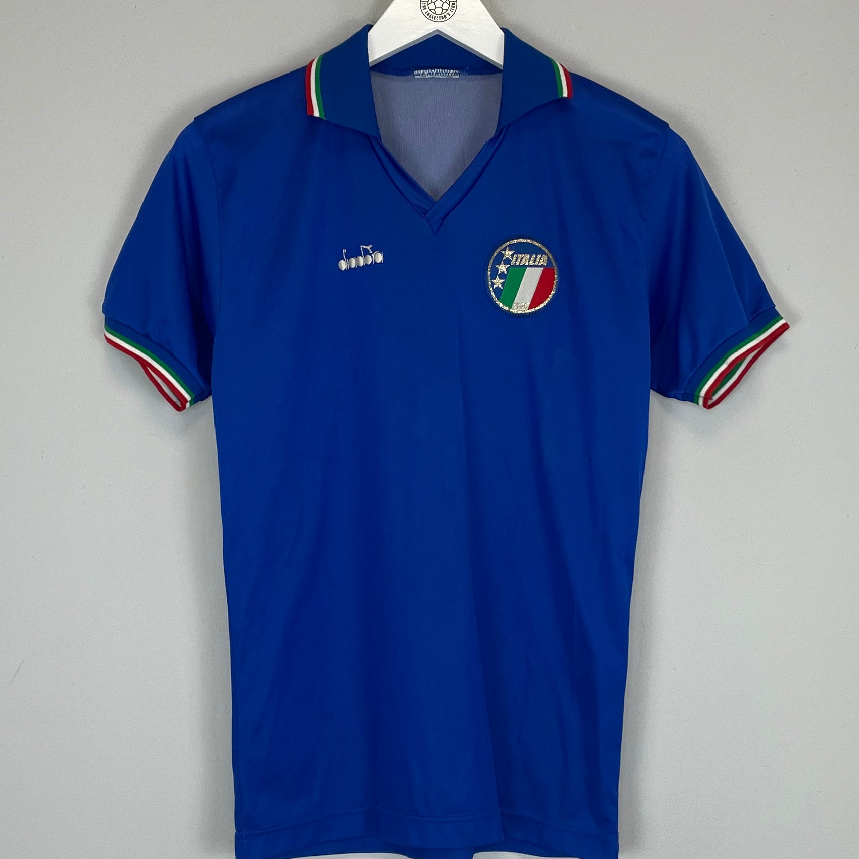 Shop 1986/90 ITALY HOME SHIRT (S) DIADORA, classic football shirts, vintage football shirts & retro soccer jerseys at Cult Kits