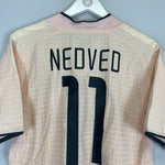 Shop 2003/04 JUVENTUS NEDVED #11 AWAY SHIRT (M) NIKE, classic football shirts, vintage football shirts & retro soccer jerseys at Cult Kits