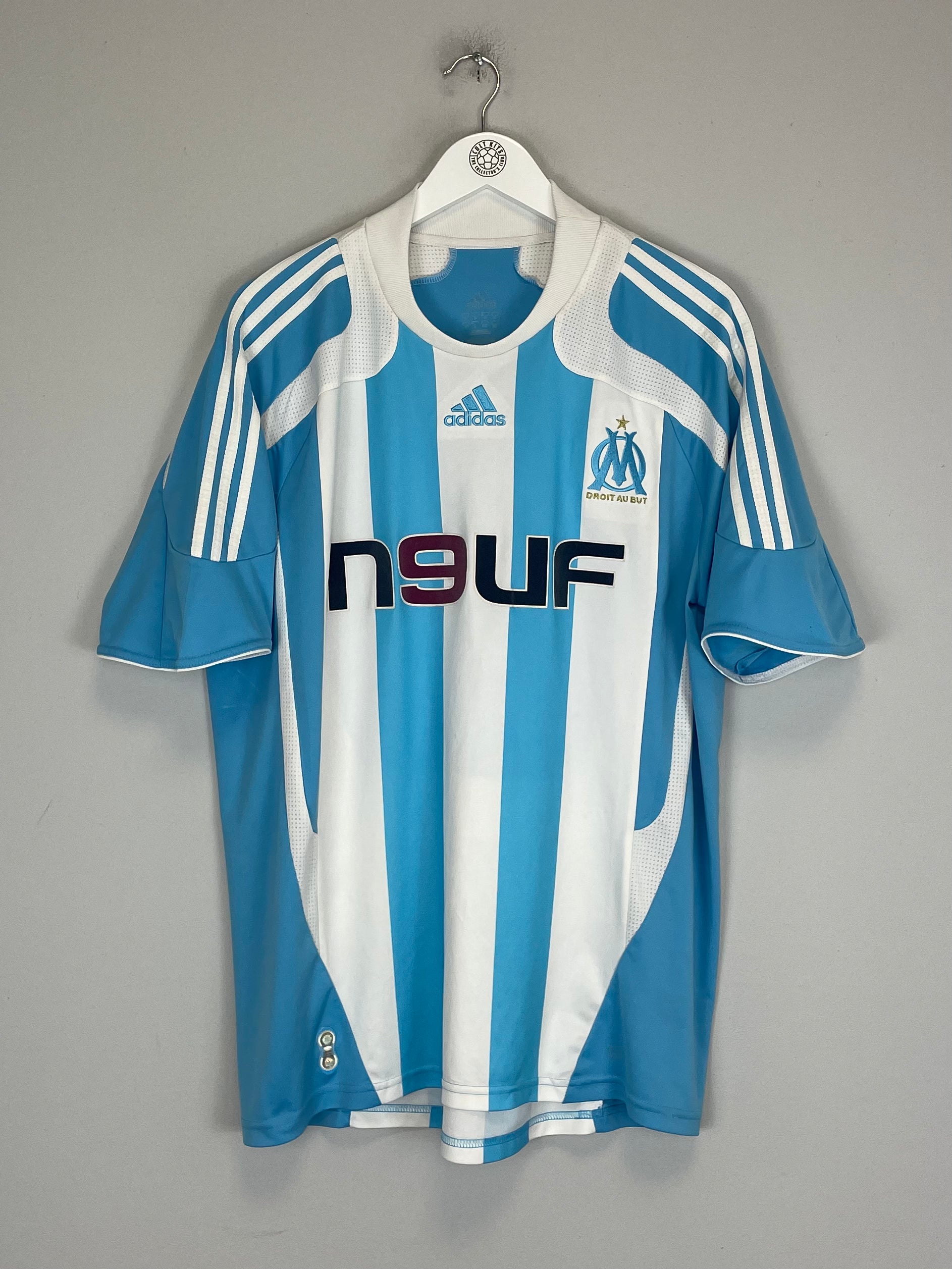 Shop 2007/08 MARSEILLE VALBUENA #28 HOME SHIRT (L) ADIDAS, classic football shirts, vintage football shirts & retro soccer jerseys at Cult Kits