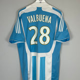 Shop 2007/08 MARSEILLE VALBUENA #28 HOME SHIRT (L) ADIDAS, classic football shirts, vintage football shirts & retro soccer jerseys at Cult Kits