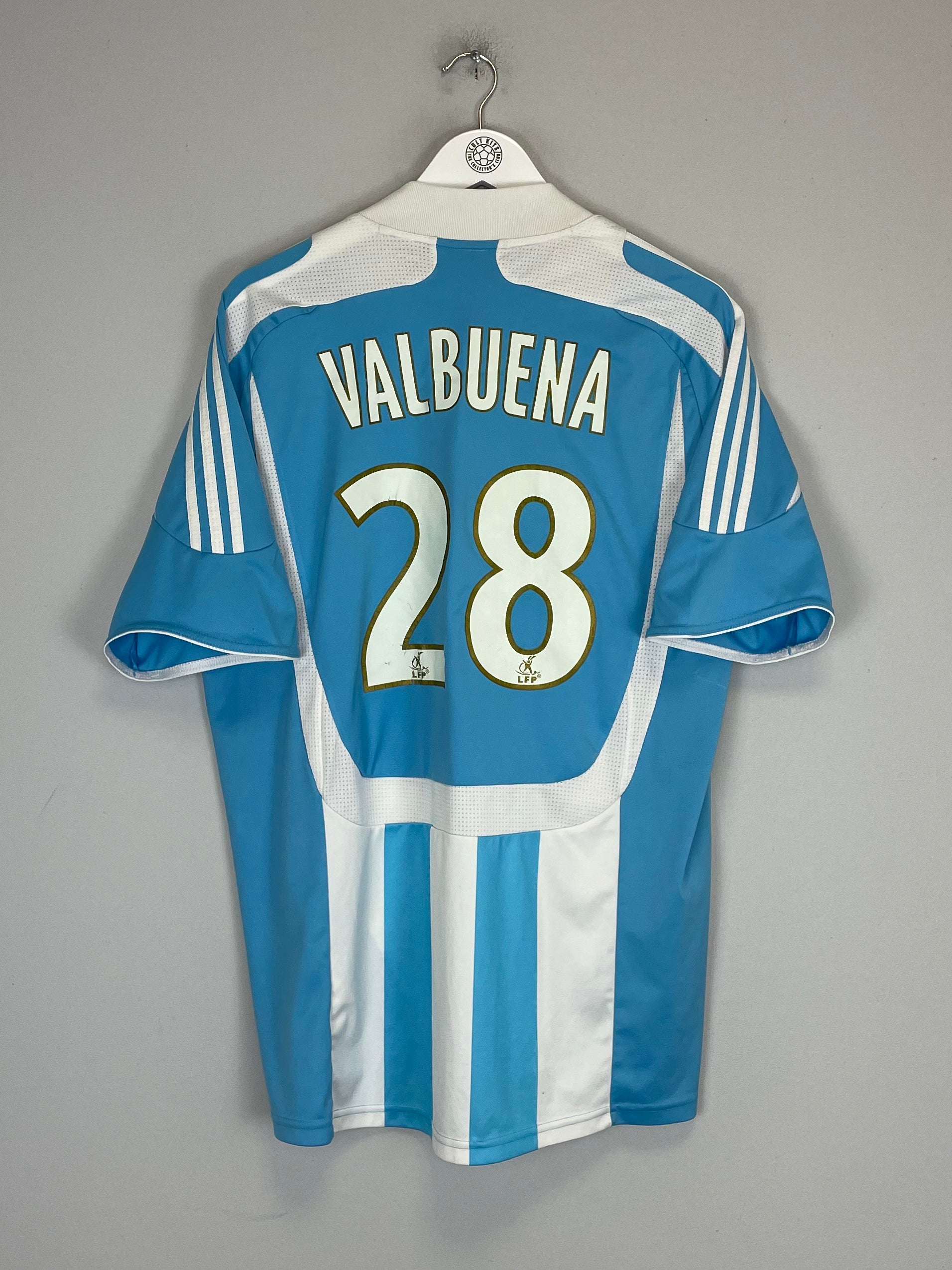 Shop 2007/08 MARSEILLE VALBUENA #28 HOME SHIRT (L) ADIDAS, classic football shirts, vintage football shirts & retro soccer jerseys at Cult Kits