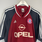 Shop 2001/02 BAYERN MUNICH HOME SHIRT (XL) ADIDAS, classic football shirts, vintage football shirts & retro soccer jerseys at Cult Kits