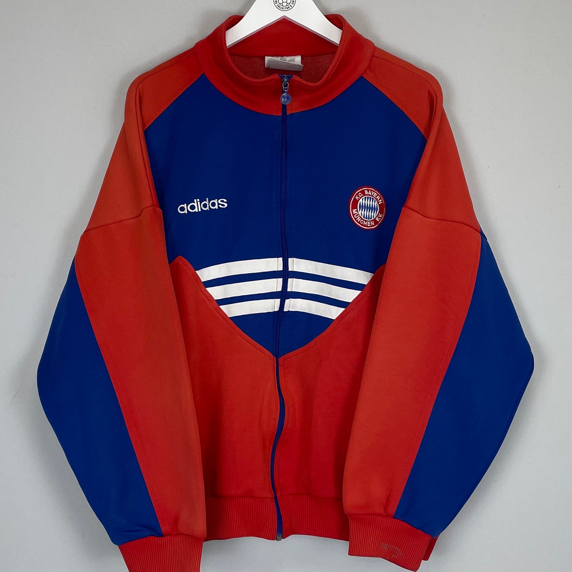 Shop 1993/95 BAYERN MUNICH TRACK JACKET (L) ADIDAS, classic football shirts, vintage football shirts & retro soccer jerseys at Cult Kits