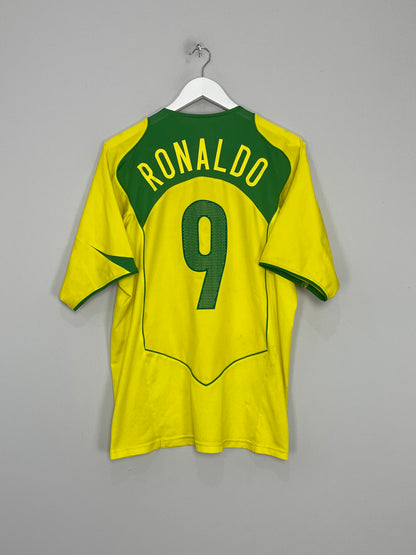 Image of the Brazil Ronaldo shirt from the 2004/06 season