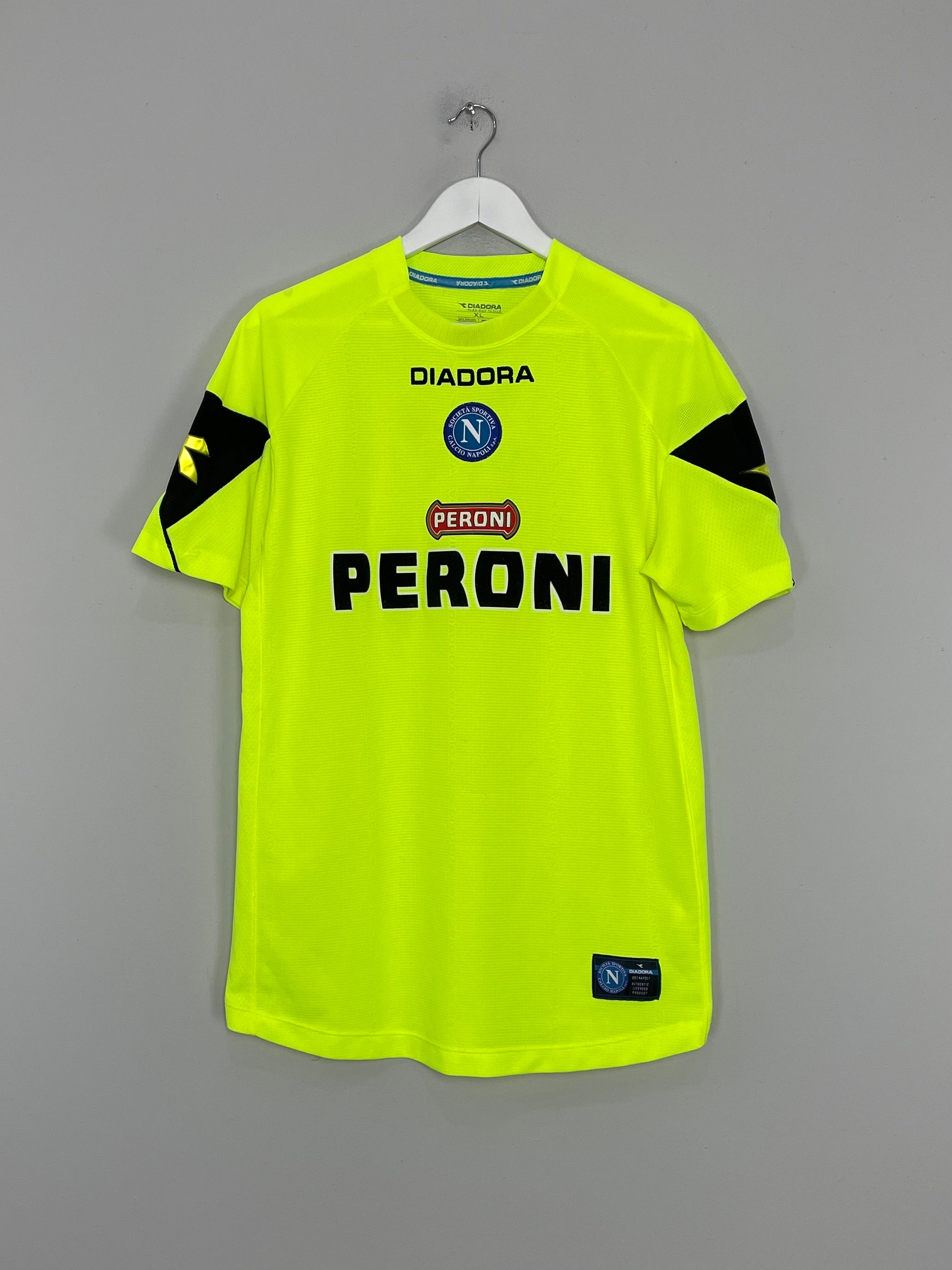 Shop 2002/03 NAPOLI THIRD SHIRT (XL*) DIADORA, classic football shirts, vintage football shirts & retro soccer jerseys at Cult Kits