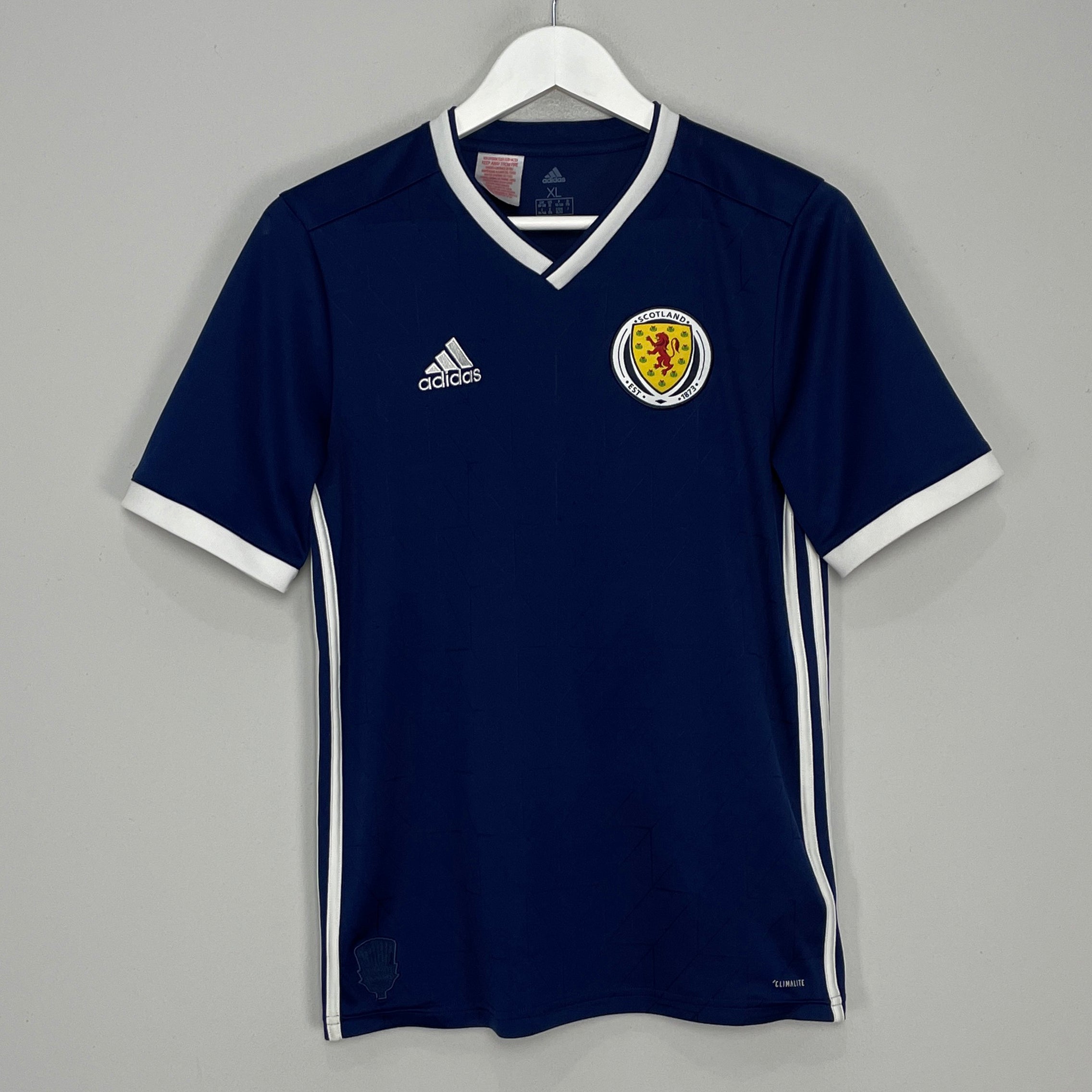 Shop 2018/19 SCOTLAND HOME SHIRT (XL.KIDS) ADIDAS, classic football shirts, vintage football shirts & retro soccer jerseys at Cult Kits
