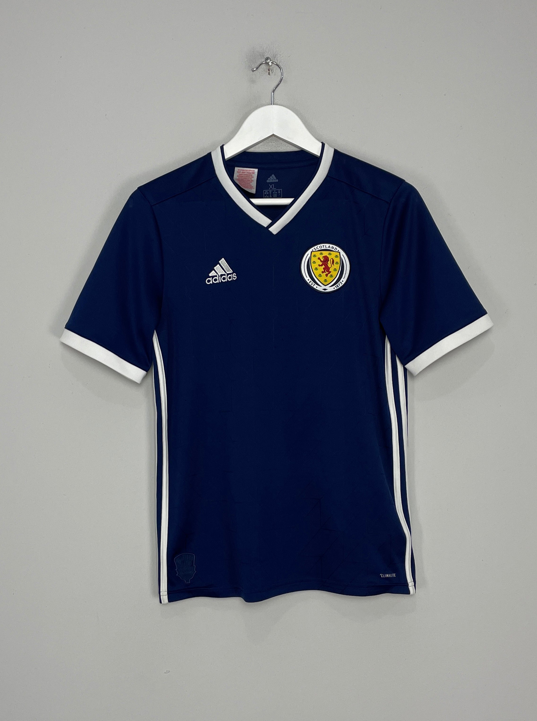 Shop 2018/19 SCOTLAND HOME SHIRT (XL.KIDS) ADIDAS, classic football shirts, vintage football shirts & retro soccer jerseys at Cult Kits