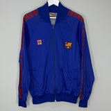 Shop 1984/89 BARCELONA TRACK JACKET (M) MEYBA, classic football shirts, vintage football shirts & retro soccer jerseys at Cult Kits