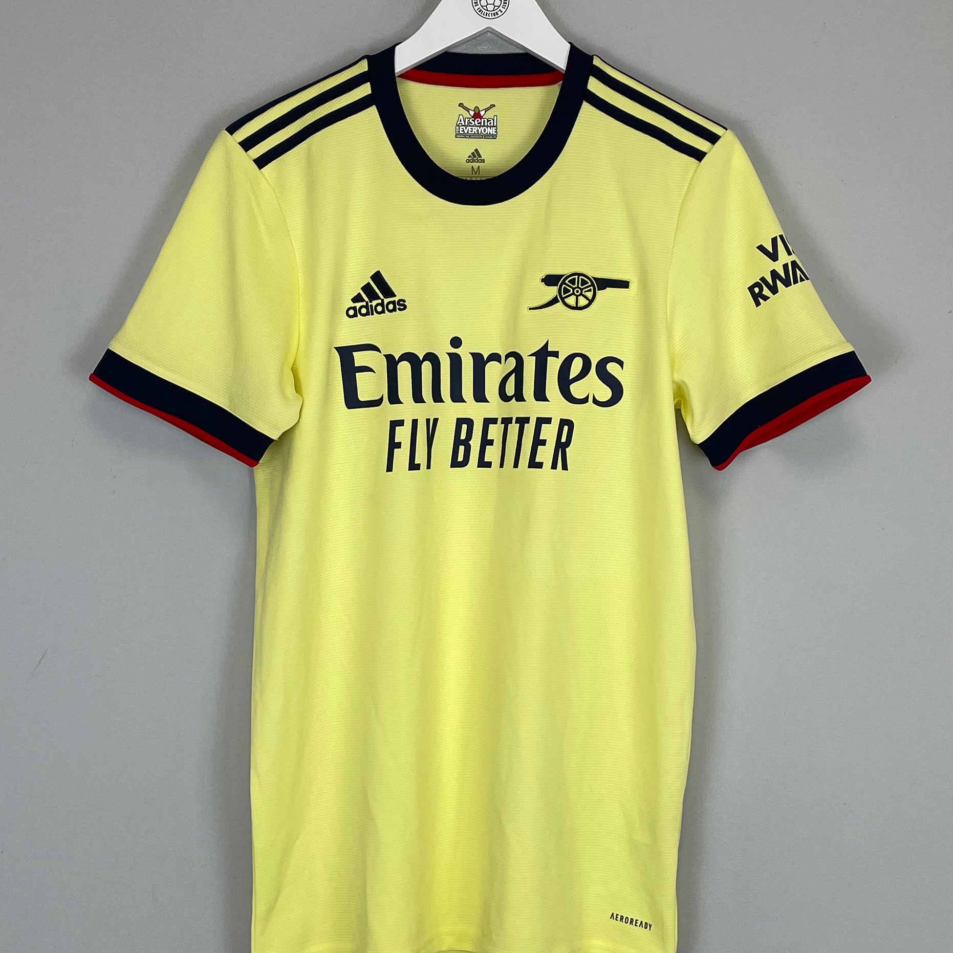 Shop 2021/22 ARSENAL AWAY SHIRT (M) ADIDAS, classic football shirts, vintage football shirts & retro soccer jerseys at Cult Kits