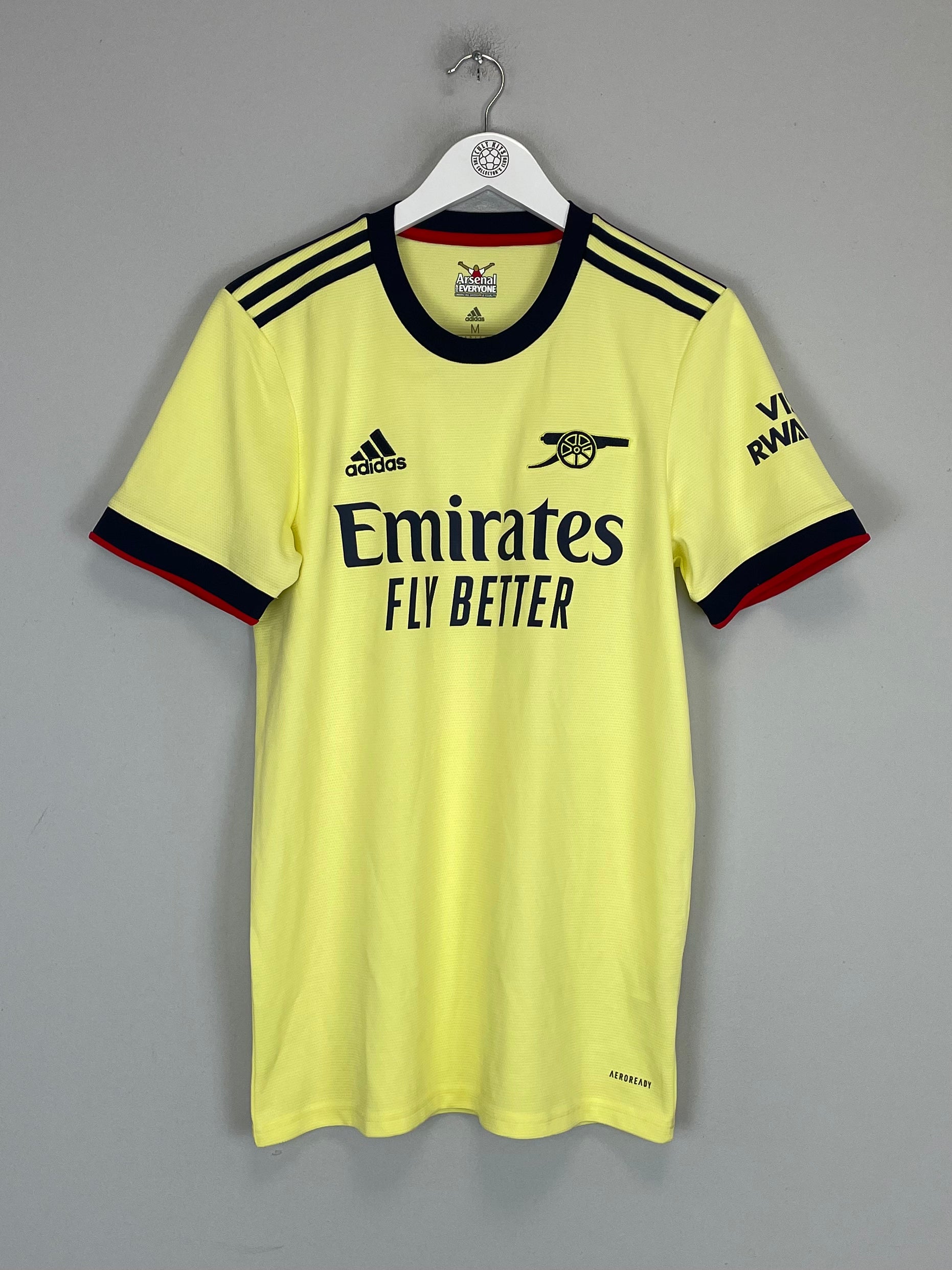 Shop 2021/22 ARSENAL AWAY SHIRT (M) ADIDAS, classic football shirts, vintage football shirts & retro soccer jerseys at Cult Kits