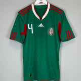 2010 MEXICO R.MARQUEZ #4 HOME SHIRT (M) ADIDAS