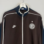 Shop 2017/18 INTER MILAN TRACK JACKET (L) NIKE, classic football shirts, vintage football shirts & retro soccer jerseys at Cult Kits
