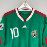 2010 MEXICO C.BLANCO #10 HOME SHIRT (L) ADIDAS