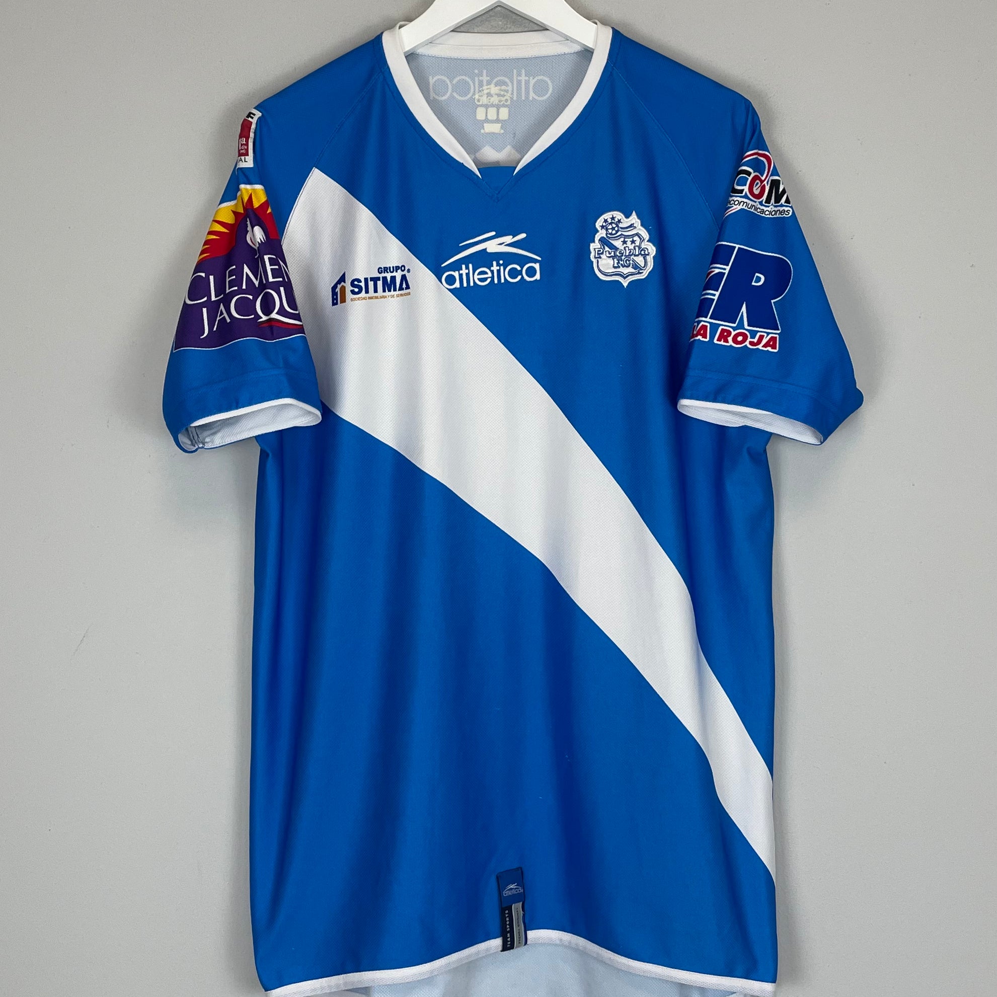 Shop 2007/08 PUEBLA AWAY SHIRT (M) ATLETICA, classic football shirts, vintage football shirts & retro soccer jerseys at Cult Kits