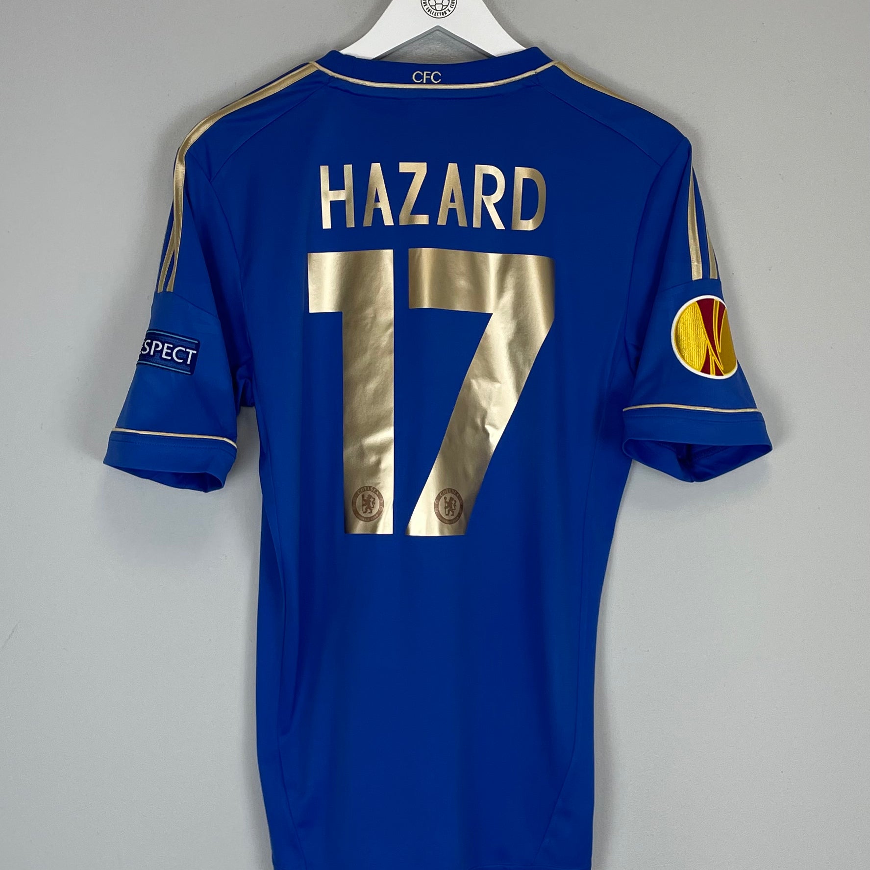 2012/13 CHELSEA HAZARD #17 E/L HOME SHIRT (S) ADIDAS – Cult Kits