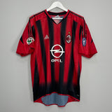 2004/05 AC MILAN KAKA #22 HOME SHIRT (L) ADIDAS