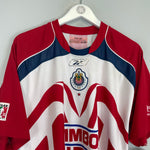 Shop 2006/07 CHIVAS GUADALAJARA O.BRAVO #9 *BNWT* HOME SHIRT (XL) REEBOK, classic football shirts, vintage football shirts & retro soccer jerseys at Cult Kits