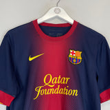 2012/13 BARCELONA DAVID VILLA #7 HOME SHIRT (S) NIKE
