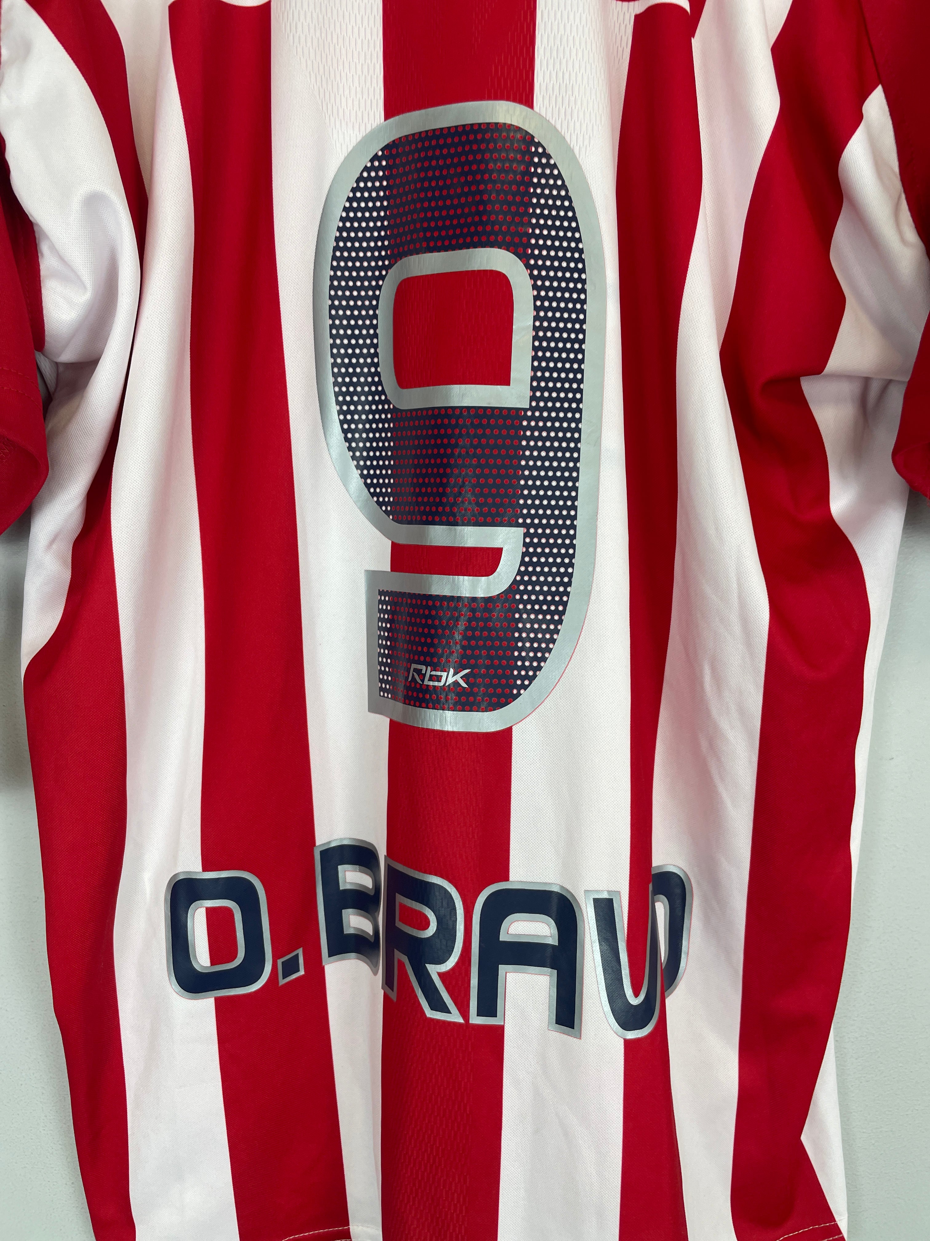 Shop 2006/07 CHIVAS GUADALAJARA O.BRAVO #9 *BNWT* HOME SHIRT (XL) REEBOK, classic football shirts, vintage football shirts & retro soccer jerseys at Cult Kits