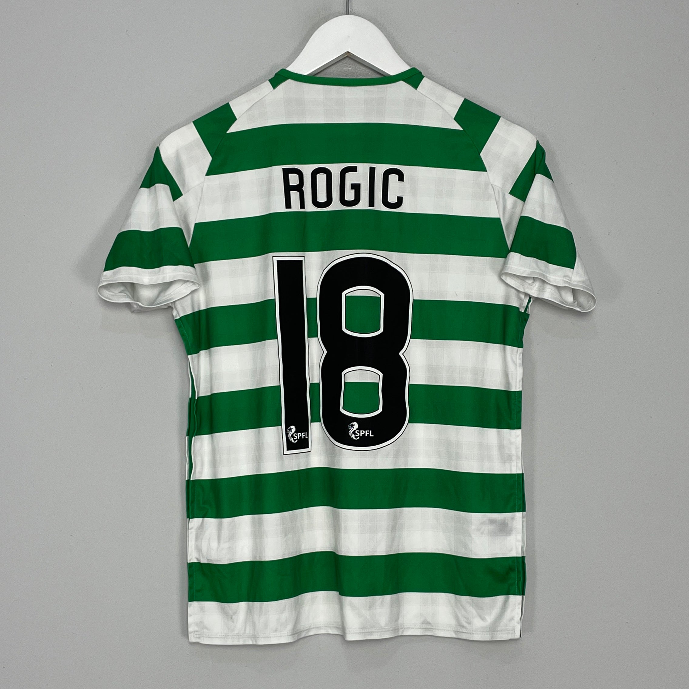 Shop 2018/19 CELTIC ROGIC #18 HOME SHIRT (XL.KIDS) NEW BALANCE, classic football shirts, vintage football shirts & retro soccer jerseys at Cult Kits