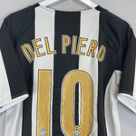 Shop 2004/05 JUVENTUS DEL PIERO #10 HOME SHIRT (M) NIKE, classic football shirts, vintage football shirts & retro soccer jerseys at Cult Kits