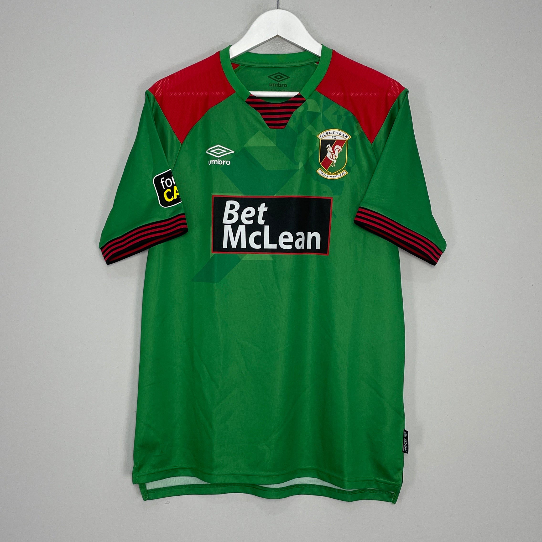 Shop 2020/21 GLENTORAN FC HOME SHIRT (L) UMBRO, classic football shirts, vintage football shirts & retro soccer jerseys at Cult Kits