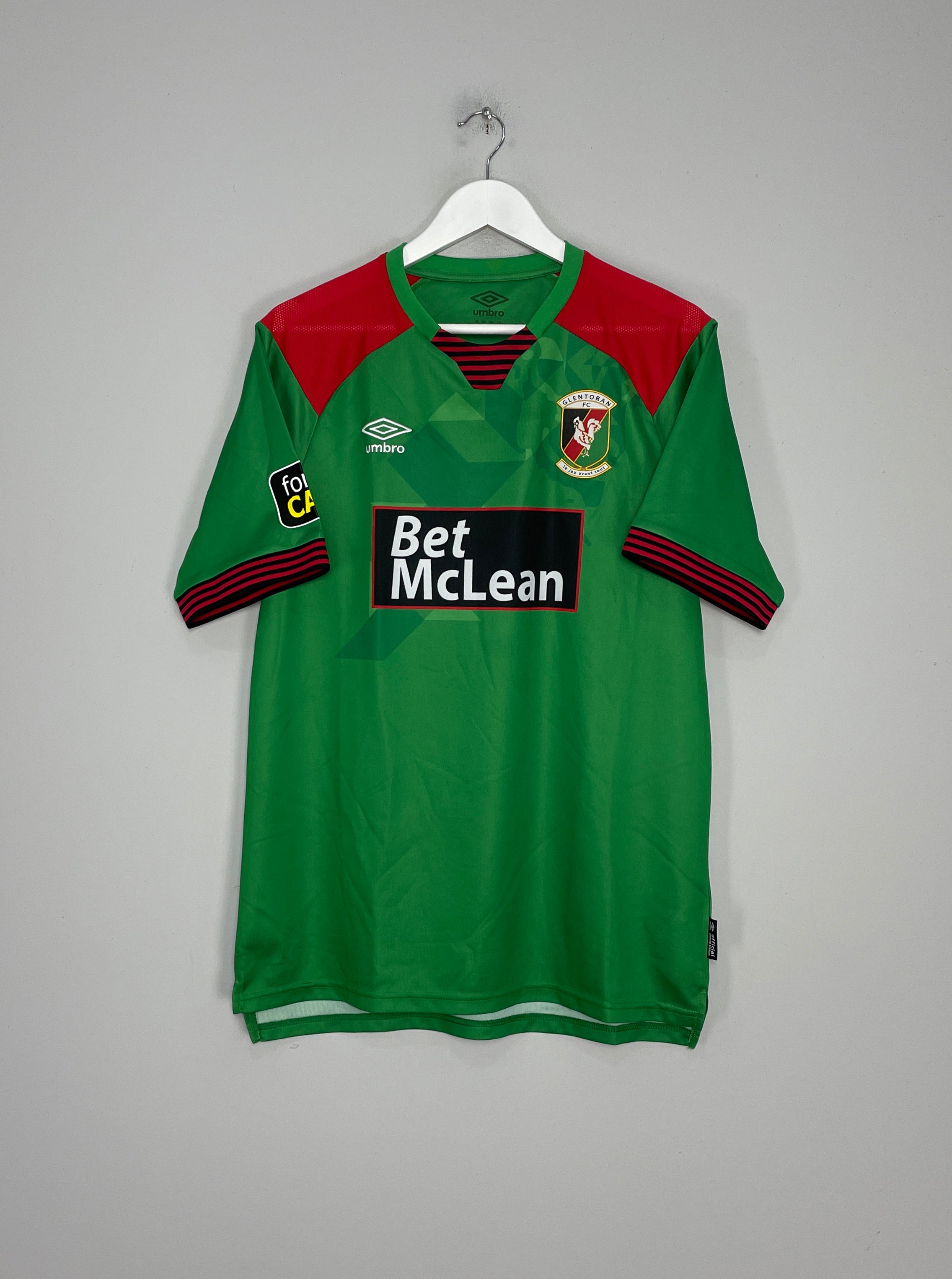 Shop 2020/21 GLENTORAN FC HOME SHIRT (L) UMBRO, classic football shirts, vintage football shirts & retro soccer jerseys at Cult Kits