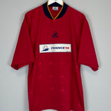1998 FRANCE WORLD CUP TRAINING SHIRT (XL) OM