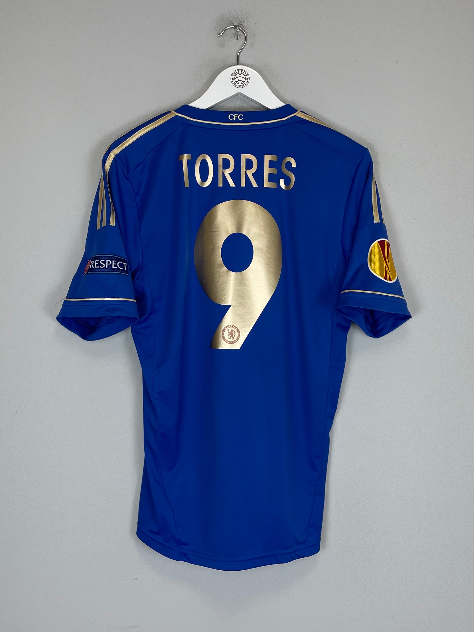 Shop 2012/13 CHELSEA TORRES #9 E/L HOME SHIRT (M) ADIDAS, classic football shirts, vintage football shirts & retro soccer jerseys at Cult Kits