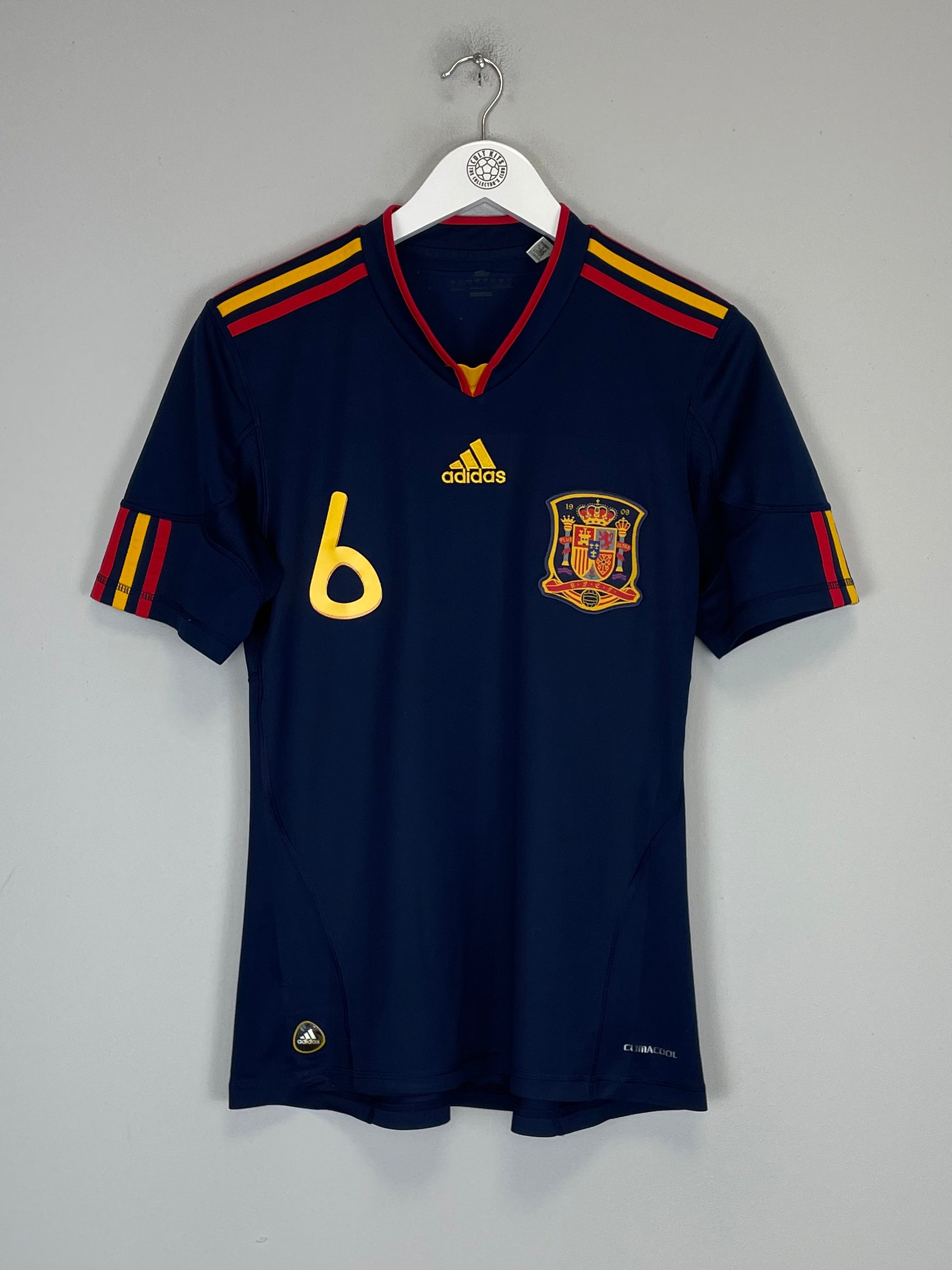 Iniesta Kit Small 2010/11 SPAIN INIESTA #6 AWAY SHIRT (S) ADIDAS – Cult Kits