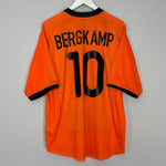 2000/02 NETHERLANDS BERGKAMP #10 HOME SHIRT (XL) NIKE