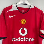 Shop 2004/05 MANCHESTER UNITED RONALDO #7 HOME SHIRT (L) NIKE, classic football shirts, vintage football shirts & retro soccer jerseys at Cult Kits