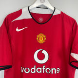 Shop 2004/05 MANCHESTER UNITED RONALDO #7 HOME SHIRT (L) NIKE, classic football shirts, vintage football shirts & retro soccer jerseys at Cult Kits