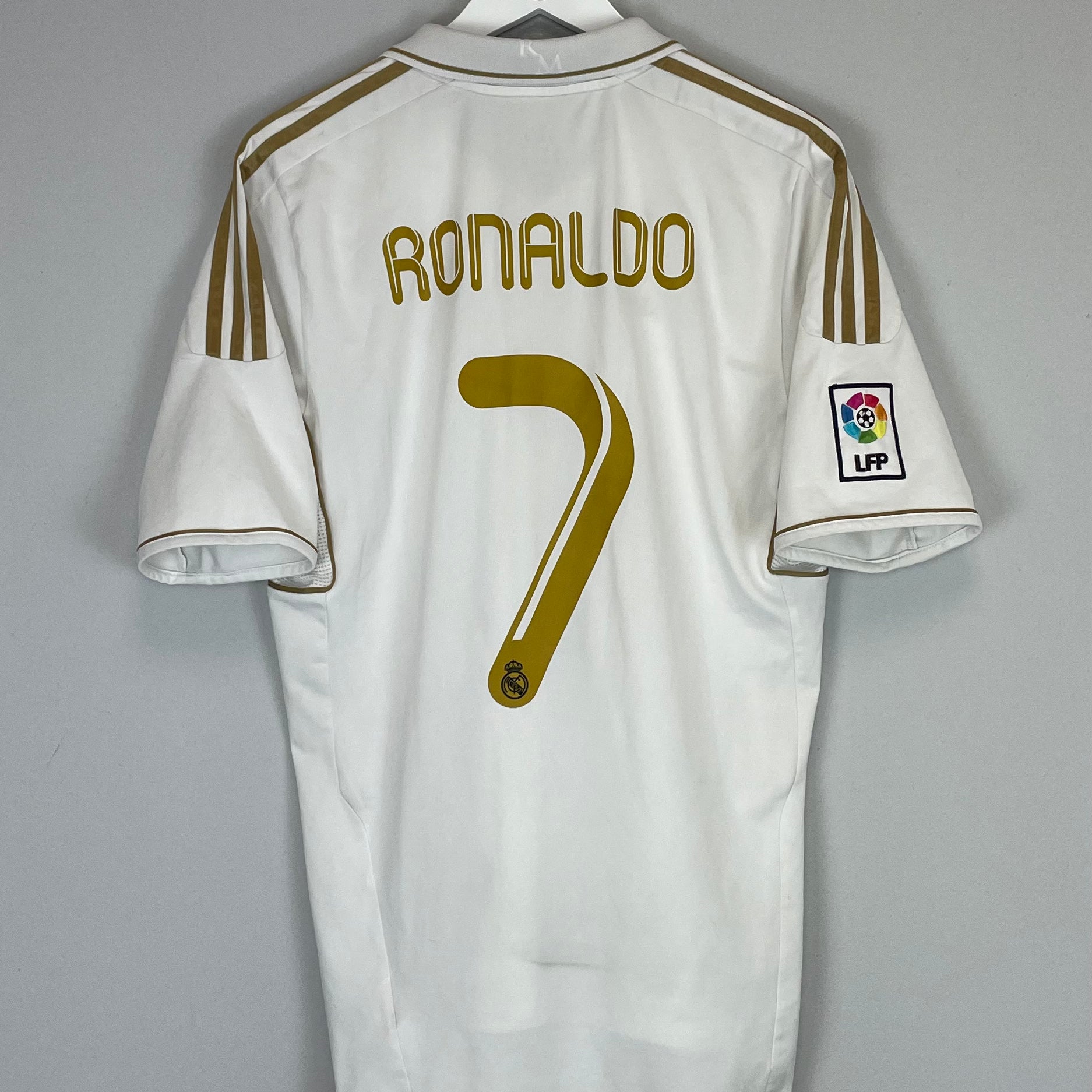 Shop 2011/12 REAL MADRID RONALDO #7 HOME SHIRT (L) ADIDAS, classic football shirts, vintage football shirts & retro soccer jerseys at Cult Kits