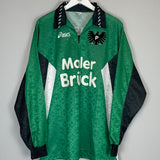 Shop 1996/97 PREUSSEN MUNSTER L/S HOME SHIRT (XL) ASICS, classic football shirts, vintage football shirts & retro soccer jerseys at Cult Kits