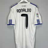 2010/11 REAL MADRID RONALDO #7 HOME SHIRT (L) ADIDAS