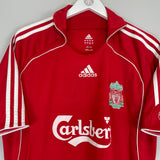 Shop 2006/08 LIVERPOOL CROUCH #15 HOME SHIRT (L) ADIDAS, classic football shirts, vintage football shirts & retro soccer jerseys at Cult Kits